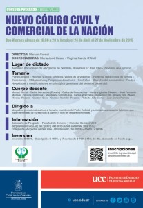 Curso Posgrado Nuevo Código Civil y Comercial